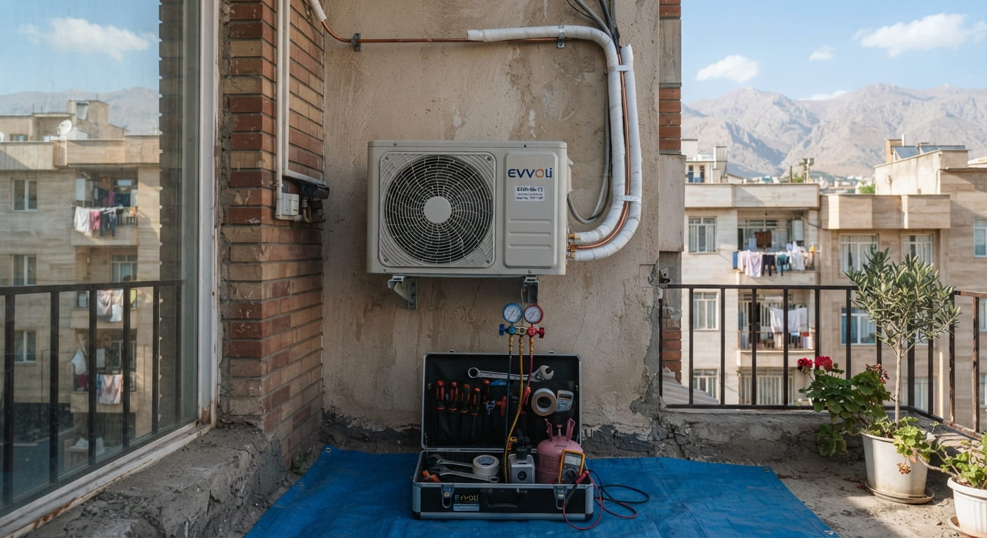 نصب، سرویس و تعمیر کولر گازی ایوولی در کرج